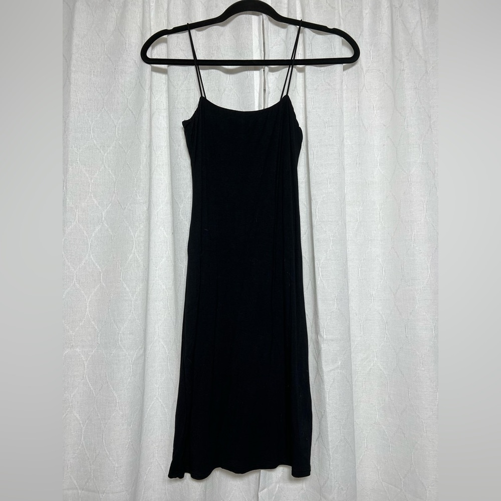 Little black dress.